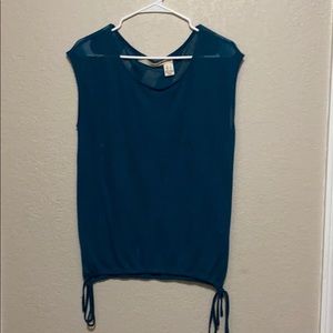 DKNY Jeans deep green shirt